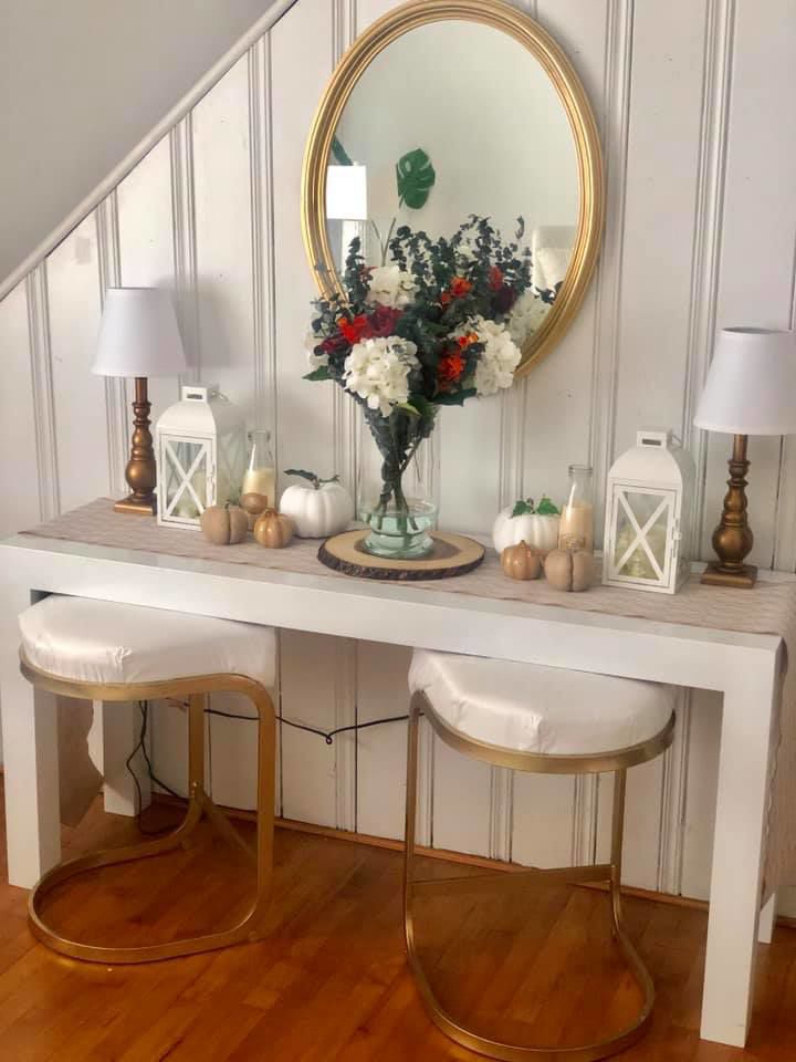 house LR long table fall